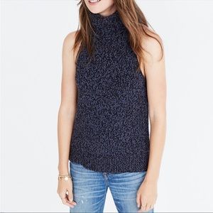 Madewell cutaway turtle neck sweater vest